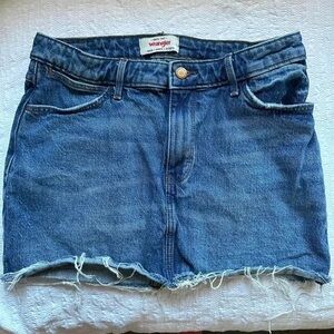 Wrangler Blue Denim Mini Skirt